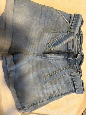 a.n.a Light Blue Denim Jean Shorts with Belt